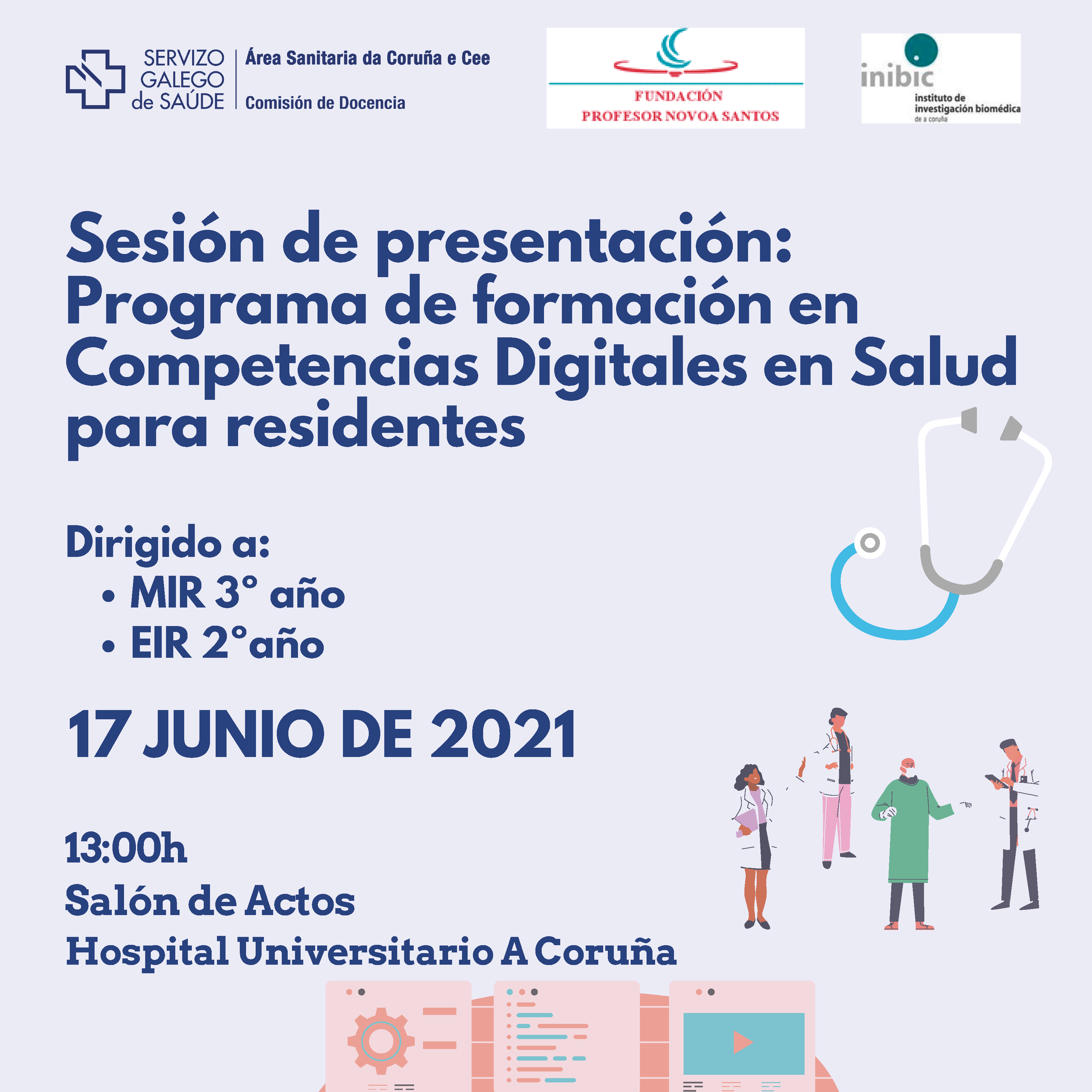 Sesión de presentación Competencias Digitales en Salud para residentes_
