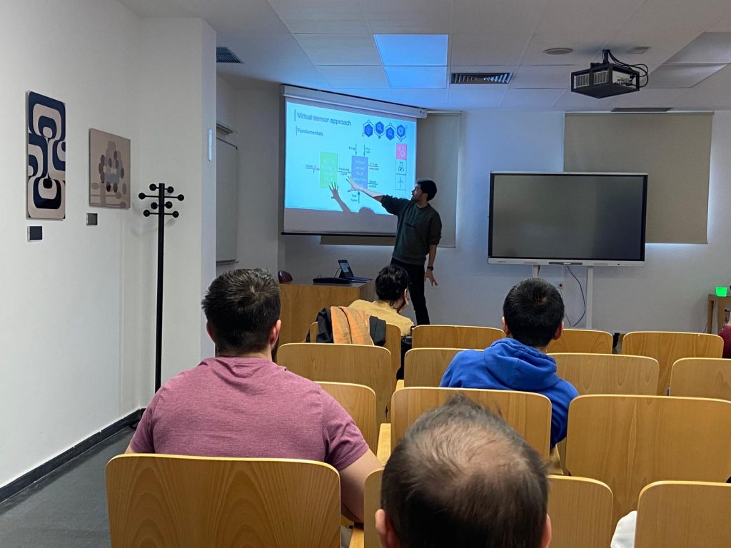 Esteban Jove en la Facultad de Informática de la Universidad Complutense