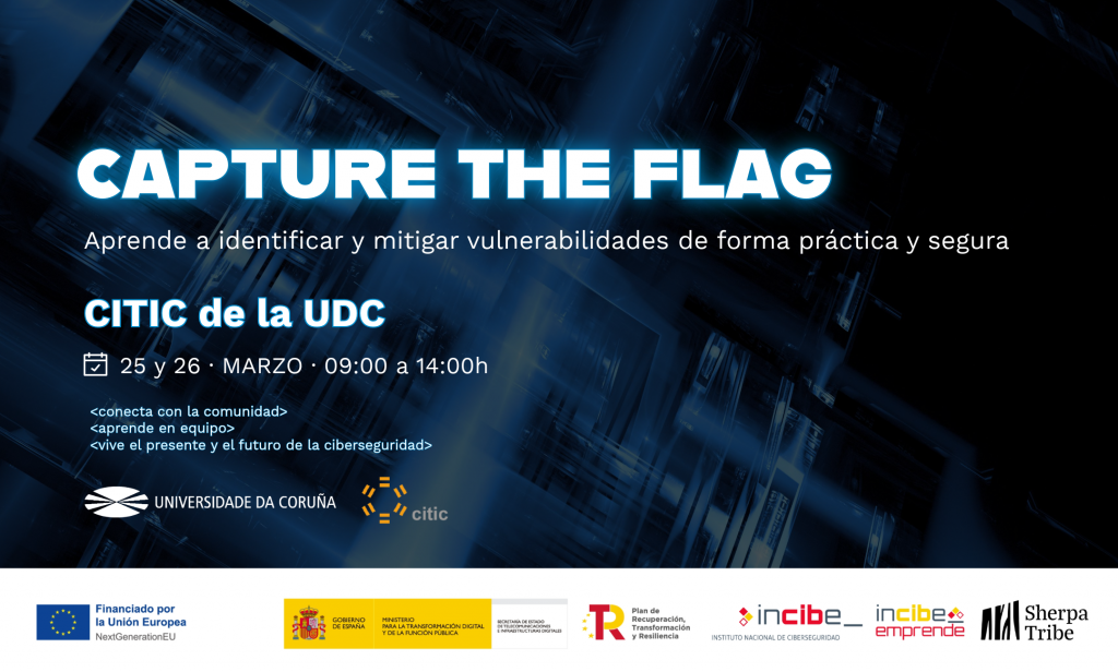 Retos prácticos de ciberseguridad llegan al CITIC los días 25 y 26 de marzo